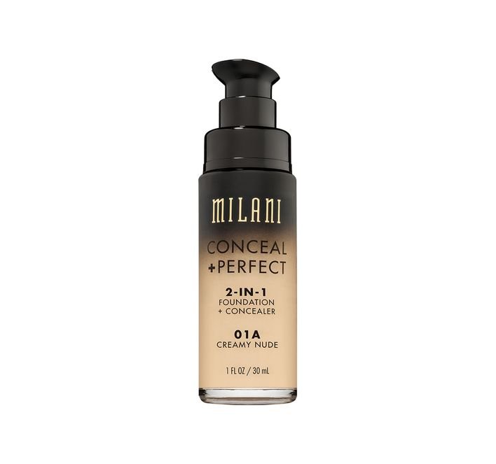 Milani Conceal + Perfect 2-IN-1 Foundation + Concealer - Southwestsix Cosmetics Milani Conceal + Perfect 2-IN-1 Foundation + Concealer Foundations & Concealers Milani Southwestsix Cosmetics 01A - Creamy Nude Milani Conceal + Perfect 2-IN-1 Foundation + Concealer