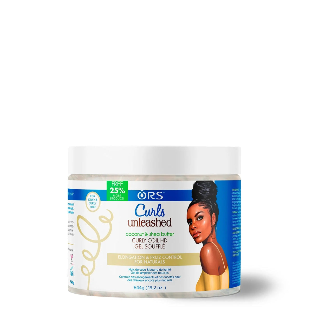 ORS Curls Unleashed Coconut & Shea Butter Curly Coil HD Gel Souffle 19.2oz - Southwestsix Cosmetics ORS Curls Unleashed Coconut & Shea Butter Curly Coil HD Gel Souffle 19.2oz Styling gel ORS Southwestsix Cosmetics ORS Curls Unleashed Coconut & Shea Butter Curly Coil HD Gel Souffle 19.2oz