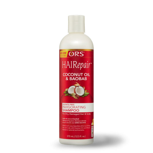 ORS HAIRepair Coconut Oil & Baobab Sulfate-Free Invigorating Shampoo 12.5oz - Southwestsix Cosmetics ORS HAIRepair Coconut Oil & Baobab Sulfate-Free Invigorating Shampoo 12.5oz Shampoo ORS Southwestsix Cosmetics ORS HAIRepair Coconut Oil & Baobab Sulfate-Free Invigorating Shampoo 12.5oz