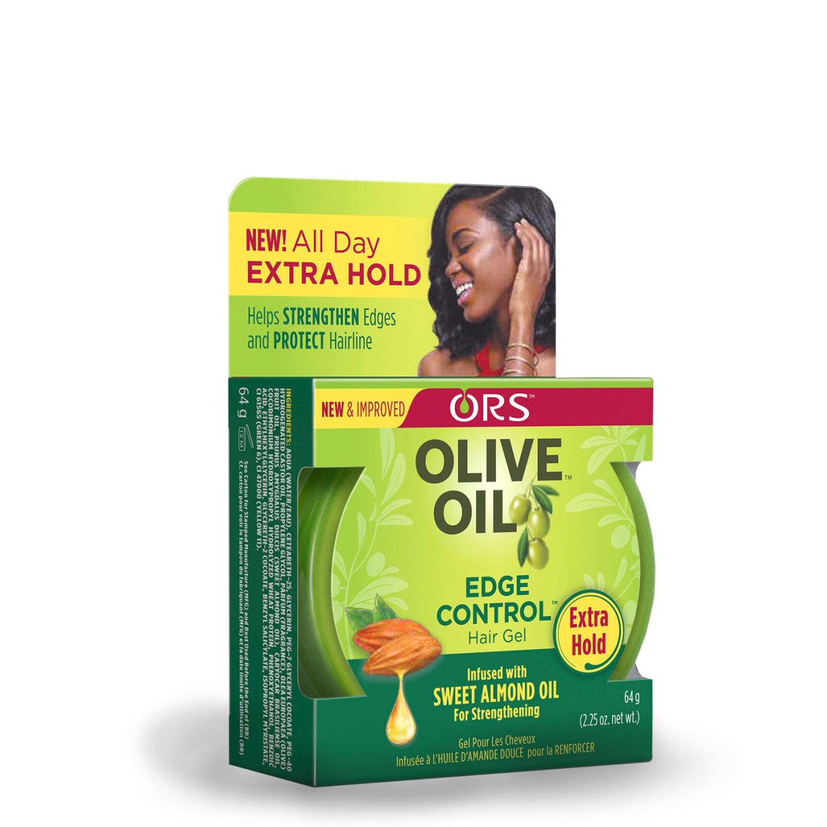 ORS Olive Oil Edge Control Hair Gel 2.25oz - Southwestsix Cosmetics ORS Olive Oil Edge Control Hair Gel 2.25oz Edge Control ORS Southwestsix Cosmetics 632169111763 ORS Olive Oil Edge Control Hair Gel 2.25oz