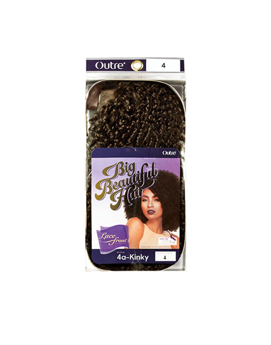 Outre Big Beautiful Hair Synthetic Lace Front Wig 4A Kinky - Southwestsix Cosmetics Outre Big Beautiful Hair Synthetic Lace Front Wig 4A Kinky Wigs Outre Southwestsix Cosmetics 1 Outre Big Beautiful Hair Synthetic Lace Front Wig 4A Kinky