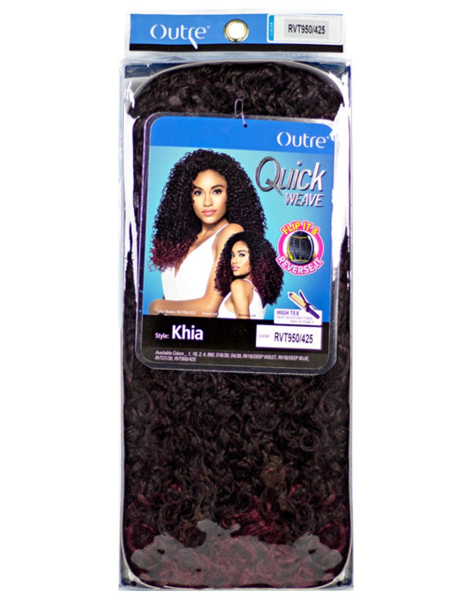 Outre Quick Weave Khia (Reversible Synthetic Half Wig) - Southwestsix Cosmetics Outre Quick Weave Khia (Reversible Synthetic Half Wig) Wigs Outre Southwestsix Cosmetics RV1B/BLU Outre Quick Weave Khia (Reversible Synthetic Half Wig)