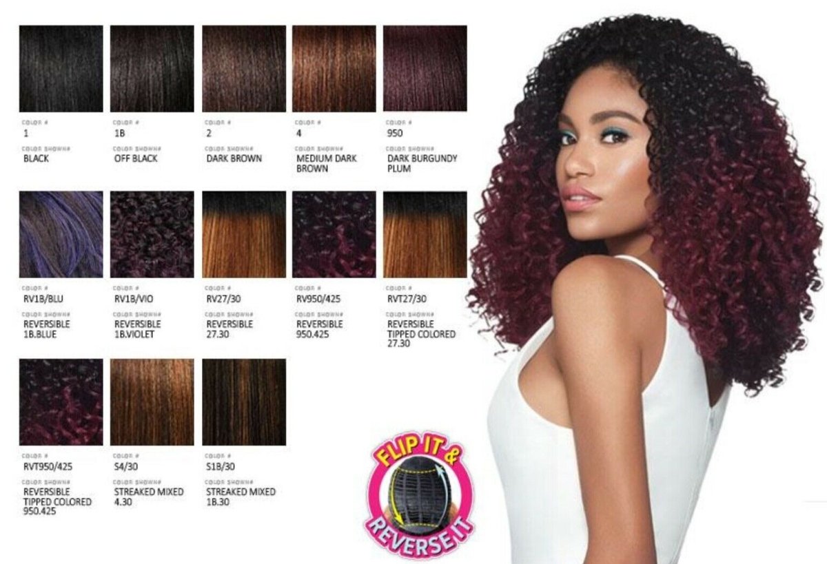 Outre Quick Weave Khia (Reversible Synthetic Half Wig) - Southwestsix Cosmetics Outre Quick Weave Khia (Reversible Synthetic Half Wig) Wigs Outre Southwestsix Cosmetics RV1B/BLU Outre Quick Weave Khia (Reversible Synthetic Half Wig)