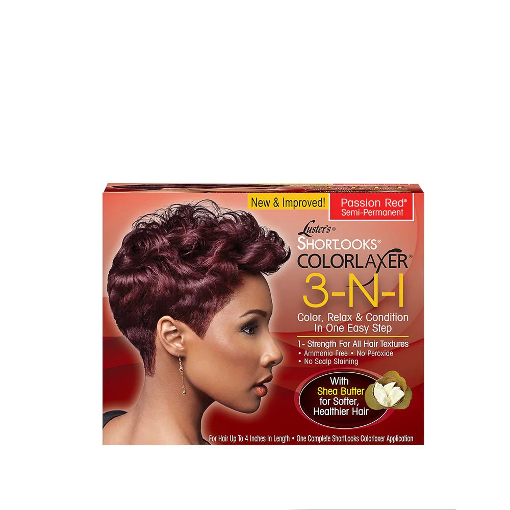 Shortlooks Colorlaxer 3-N-1 Color, Relax & Condition - Southwestsix Cosmetics Shortlooks Colorlaxer 3-N-1 Color, Relax & Condition Hair Relaxer Shortlooks Southwestsix Cosmetics Passion Red Shortlooks Colorlaxer 3-N-1 Color, Relax & Condition