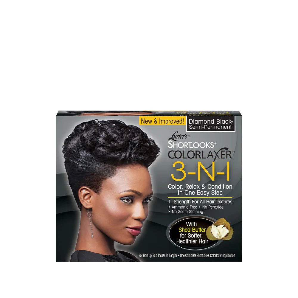 Shortlooks Colorlaxer 3-N-1 Color, Relax & Condition - Southwestsix Cosmetics Shortlooks Colorlaxer 3-N-1 Color, Relax & Condition Hair Relaxer Shortlooks Southwestsix Cosmetics Diamond Black Shortlooks Colorlaxer 3-N-1 Color, Relax & Condition