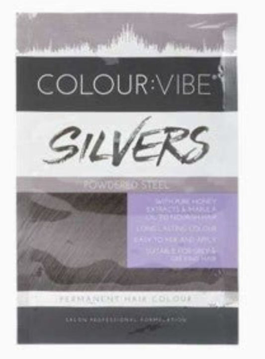 Silvers Permanent Hair Colour Powdered Steel - Southwestsix Cosmetics Silvers Permanent Hair Colour Powdered Steel Hair Colour Colour vibe Southwestsix Cosmetics Silvers Permanent Hair Colour Powdered Steel