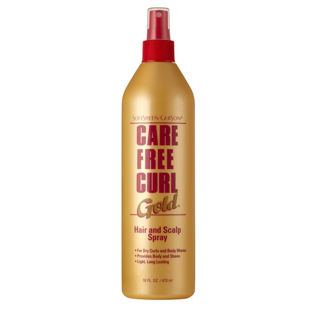 Softsheen Carson Care Free Curl Gold Hair & Scalp Spray 16oz - Southwestsix Cosmetics Softsheen Carson Care Free Curl Gold Hair & Scalp Spray 16oz Hair Mist Care Free Curl Southwestsix Cosmetics Softsheen Carson Care Free Curl Gold Hair & Scalp Spray 16oz