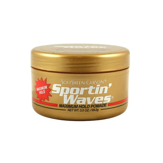 Sportin' Waves Maximum Hold Pomade - Southwestsix Cosmetics Sportin' Waves Maximum Hold Pomade SoftSheen Carson Southwestsix Cosmetics 07528520520 Sportin' Waves Maximum Hold Pomade