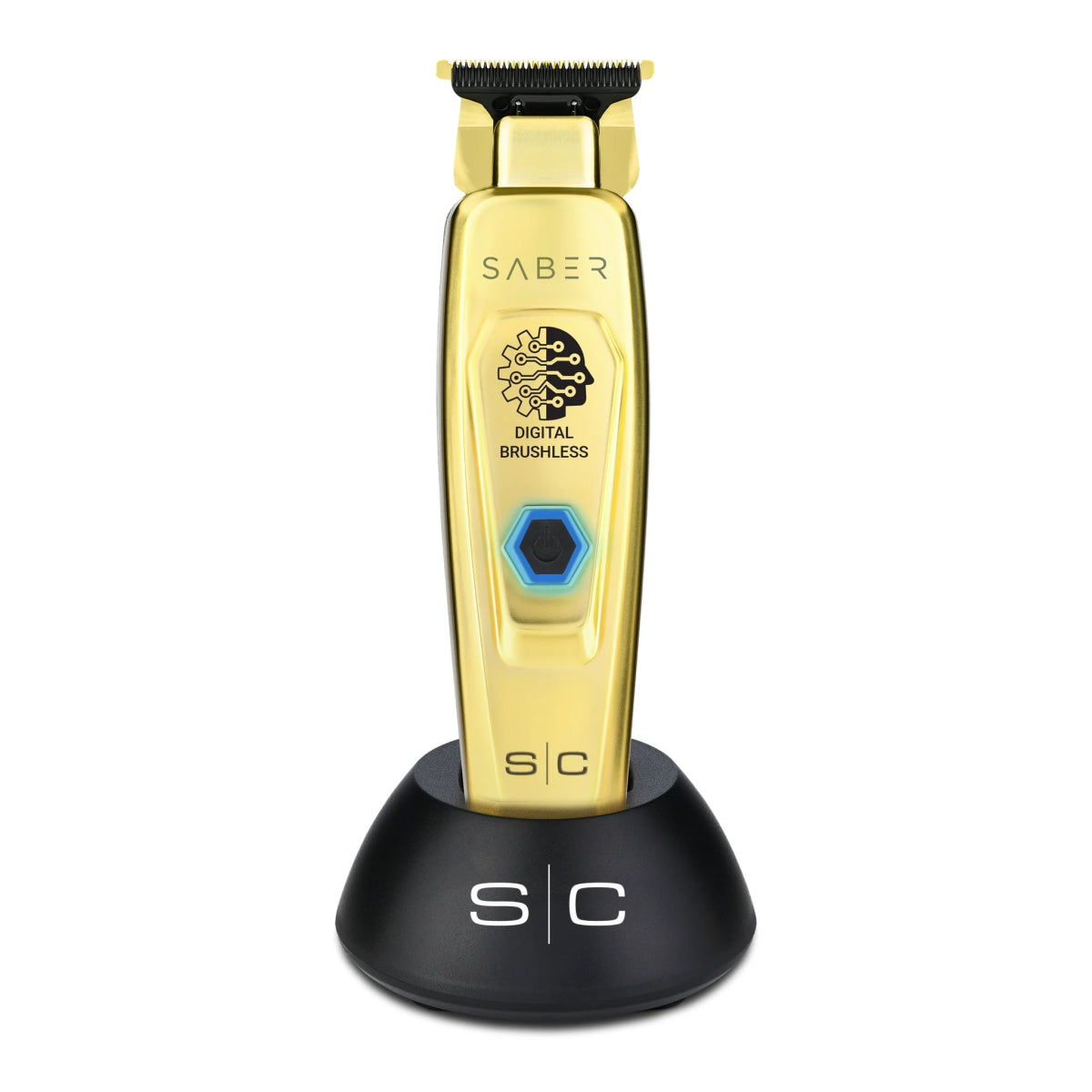 Stylecraft S/C Saber Gold Digital Brush-less Motor Cordless Trimmer - Southwestsix Cosmetics Stylecraft S/C Saber Gold Digital Brush-less Motor Cordless Trimmer Coolblades Southwestsix Cosmetics Stylecraft S/C Saber Gold Digital Brush-less Motor Cordless Trimmer