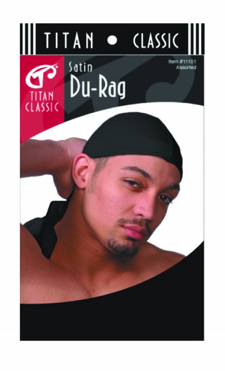 Titan Donna Classic Silk Durag - Southwestsix Cosmetics Titan Donna Classic Silk Durag Mens Care Titan Donna Southwestsix Cosmetics Black Titan Donna Classic Silk Durag