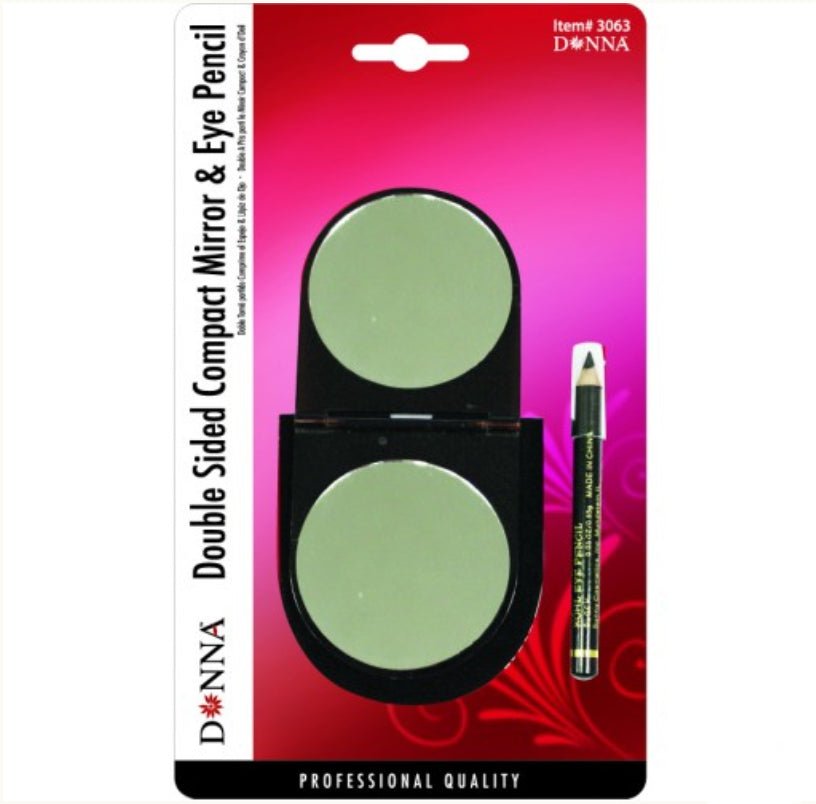 Titan Donna Double Sided Compact Mirror & Eye Pencil - Southwestsix Cosmetics Titan Donna Double Sided Compact Mirror & Eye Pencil Accessories Titan Donna Southwestsix Cosmetics Titan Donna Double Sided Compact Mirror & Eye Pencil