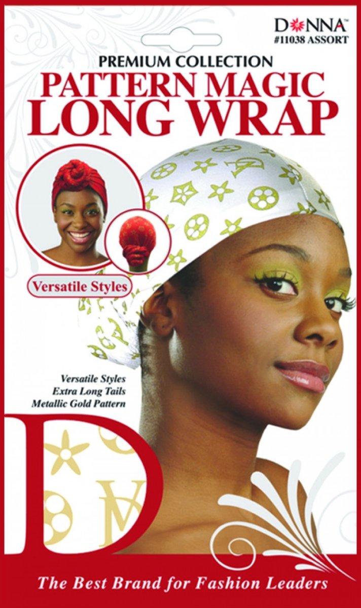 Titan Donna Pattern Magic Long Wrap - Southwestsix Cosmetics Titan Donna Pattern Magic Long Wrap Accessories Titan Donna Southwestsix Cosmetics Black Titan Donna Pattern Magic Long Wrap