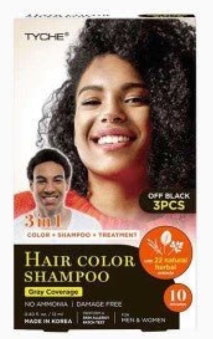 Tyche 3IN1 Hair Color Shampoo - Southwestsix Cosmetics Tyche 3IN1 Hair Color Shampoo Shampoo Nickak Southwestsix Cosmetics 6 91215 40203 3 Off black Tyche 3IN1 Hair Color Shampoo