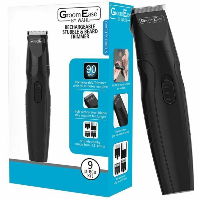 Wahl GroomEase Stubble & Beard Rechargeable Trimmer - Southwestsix Cosmetics Wahl GroomEase Stubble & Beard Rechargeable Trimmer Wahl Southwestsix Cosmetics Wahl GroomEase Stubble & Beard Rechargeable Trimmer
