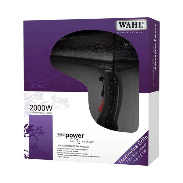 Wahl PowerDry Hair Dryer 2000w - Southwestsix Cosmetics Wahl PowerDry Hair Dryer 2000w Wahl Southwestsix Cosmetics Wahl PowerDry Hair Dryer 2000w