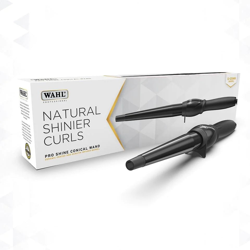 Wahl Pro Shine Conical Wand 13-25mm - Southwestsix Cosmetics Wahl Pro Shine Conical Wand 13-25mm Straighteners Wahl Southwestsix Cosmetics Wahl Pro Shine Conical Wand 13-25mm