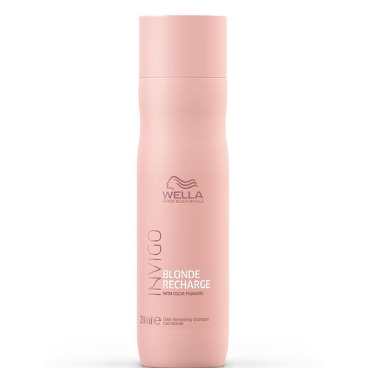 Wella Professionals INVIGO Blonde Recharge Shampoo - Southwestsix Cosmetics Wella Professionals INVIGO Blonde Recharge Shampoo Southwestsix Cosmetics Southwestsix Cosmetics 8005610633121 250ml Wella Professionals INVIGO Blonde Recharge Shampoo